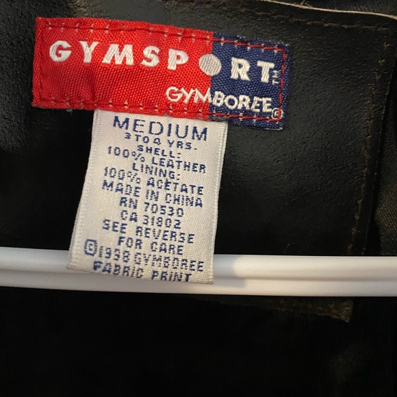 Gymboree 100% leather jacket - Picture 4 of 4